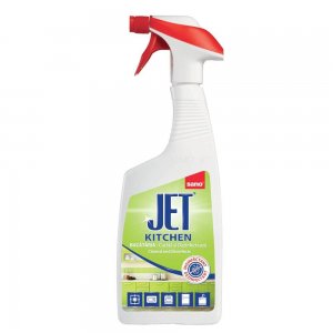 SANO Jet Bucatarie, 750 ml, Solutie Dezinfectanta, Solutie pentru Curatarea Bucatariei, Detergenti cu Pulverizator, Solutie Curatat Bucatarie, Detergent Universal Bucatarie