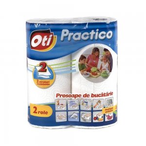 Set 2 Role Prosoape de Hartie OTI Practico in 2 Straturi, Alba, Prosop din Hartie, Prosoape Hartie de Unica Folosinta, Prosoape de Hartie pentru Bucatarie, Role de Hartie, Rola Prosop pentru Bucatarie, Prosoape de Hartie pentru Maini  Set 2 Role Prosoape de Hartie OTI Practico in 2 Straturi, Alba, Prosop din Hartie, Prosoape Hartie de Unica Folosinta, Prosoape de Hartie pentru Bucatarie, Role de Hartie, Rola Prosop pentru Bucatarie, Prosoape de Hartie pentru Maini