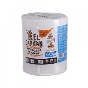 Prosop Hartie EL CAPITAN, 3 Straturi, 1 Buc/Set, 235 Foi/Rola, Celuloza Pura, Rola Servetele Hartie, Prosoape Hartie si Servetele, Prosoape Unica Folosinta