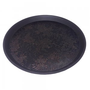 Tava Rotunda 03, 40 cm, Model Floral, Maro, Tavi Rotunde de Metal pentru Servire, Suport de Vase, Tava Rotunda de Metal Autoservire, Tava Rotunda Autoservire, Tavi Metal pentru Baruri si Restaurante, Tavi Rotunde Metalice pentru Transport Alimente Tava Rotunda 03, 40 cm, Model Floral, Maro, Tavi Rotunde de Metal pentru Servire, Suport de Vase, Tava Rotunda de Metal Autoservire, Tava Rotunda Autoservire, Tavi Metal pentru Baruri si Restaurante, Tavi Rotunde Metalice pentru Transport Alimente