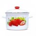 Oala Inalta Email de Bucatarie, 4.5 L, Alb, Model Capsuni, Oala Email, Oala Emailate, Oala de Bucatarie, Oale Email de Bucatarie, Oale Email cu Model, Oale Email de Bucatarie cu Model, Oala Email Albe   78,91 lei 