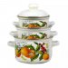 Set 3 Oale Inalte Email de Bucatarie, Capacitate 2/3/4.5 L, Alb, Model cu Portocale, Oale Email, Oale Emailate, Oale de Bucatarie, Oale Email de Bucatarie, Oale Email cu Model, Oale Email de Bucatarie cu Model, Oale Email Albe, Set Oale Email   183,61 lei 