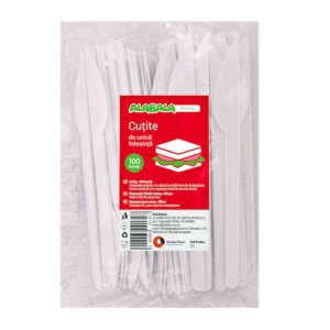 Cutite din Plastic de Unica Folosinta, 100 Buc/Set, 16.3 cm, Culoare Alba, Tacamuri de Unica Folosinta, Cutite Albe din Plastic, Cutite de Unica Folosinta, Cutite din Plastic pentru Catering, Cutite din Plastic Unica Folosinta Cutite din Plastic de Unica Folosinta, 100 Buc/Set, 16.3 cm, Culoare Alba, Tacamuri de Unica Folosinta, Cutite Albe din Plastic, Cutite de Unica Folosinta, Cutite din Plastic pentru Catering, Cutite din Plastic Unica Folosinta