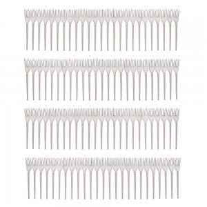 Furculite din Plastic OTI Cristal Lux, Unica Folosinta, 100 Buc/Set, 16.3 cm, Transparente, Tacamuri de Unica Folosinta, Furculite Transparente din Plastic OTI Cristal Lux, Furculite de Unica Folosinta, Furculite din Plastic Unica Folosinta