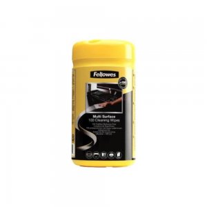 Servetele Curatare Suprafete Fellowes, Biodegradabile, 100 Buc/Set, Sevetele pentru Suprafete, Servetele Umede pentru Suprafete, Servetele Umede pentru Suprafete Sensibile, Servetele Umede pentru Curatarea Suprafetelor