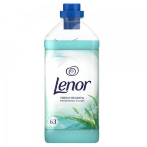Balsam Rufe Lenor Fresh Meadow, 1.9 L, 63 Spalari, Parfum Fresh, Detergent pentru Haine, Balsamuri pentru Rufe, Balsam pentru Ingrijire Haine, Balsamuri pentru Haine