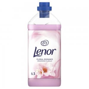 Balsam Rufe Lenor Floral Romance, 1.9 L, 63 Spalari, Parfum Floral, Detergent pentru Haine, Balsamuri pentru Rufe, Balsam pentru Ingrijire Haine, Balsamuri pentru Haine