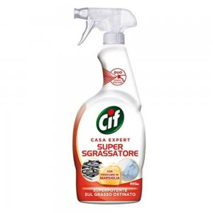 Spray Solutie Degresanta CIF Super Sgrassore, 650 ml, Parfum de Marsilia, Solutie Curatat Universala cu Pulverizator, Degresant Universal pentru Casa, Solutie Spalat Universala, Solutii si Produse de Curatenie