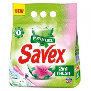 Detergent Pudra Automat de Rufe SAVEX 2 in 1 Fresh, Cantitate 2 Kg, 20 Spalari, Parfum Fresh, Detergent Automat pentru Haine Colorate, Detergenti Pudra pentru Haine, Solutii Curatare a Hainelor Detergent Pudra Automat de Rufe SAVEX 2 in 1 Fresh, Cantitate 2 Kg, 20 Spalari, Parfum Fresh, Detergent Automat pentru Haine Colorate, Detergenti Pudra pentru Haine, Solutii Curatare a Hainelor