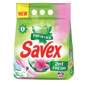 Detergent Pudra Automat de Rufe SAVEX 2 in 1 Fresh, Cantitate 4 Kg, 40 Spalari, Parfum Fresh, Detergent Automat pentru Haine Colorate, Detergenti Pudra pentru Haine, Solutii Curatare a Hainelor Detergent Pudra Automat de Rufe SAVEX 2 in 1 Fresh, Cantitate 4 Kg, 40 Spalari, Parfum Fresh, Detergent Automat pentru Haine Colorate, Detergenti Pudra pentru Haine, Solutii Curatare a Hainelor