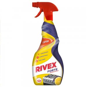 Solutie Super Degresanta pentru Aragaz 750 ml, Rivex Forte cu Pulverizator, Solutie Forte pentru Aragaz, Solutie Super Degresanta Forte cu Pulverizator pentru Aragaz