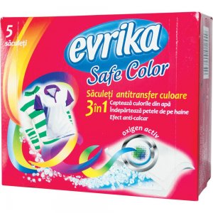 Set 5 Saculeti Antitransfer 3 in 1 pentru Rufe Evrika Safe Color, Anti-Calcar, Saculeti Impotriva Transferului Culorilor, Saculeti Antitransfer Haine, Set Saculeti Antitransfer, Saci Antitransfer, Saculeti Contra Transferului Culorilor Set 5 Saculeti Antitransfer 3 in 1 pentru Rufe Evrika Safe Color, Anti-Calcar, Saculeti Impotriva Transferului Culorilor, Saculeti Antitransfer Haine, Set Saculeti Antitransfer, Saci Antitransfer, Saculeti Contra Transferului Culorilor