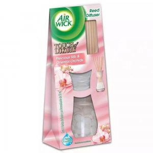 Betisoare Parfumate Air Wick Reed Diffuser, 25 ml, Parfum Orhidee Salbatica, Betisoare Odorizante, Betisoare Parfumate pentru Camera, Betisoare Parfumate din Ratan, Betisoare Odorizante