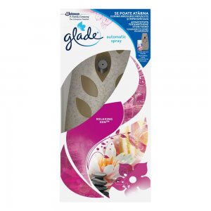 Set Aparat si Odorizant GLADE Relaxing Zen, 269 ml, Orhidee, Set Odorizant de Camera cu Rezerva GLADE, Rezerva cu Odorizant de Camera GLADE, Set GLADE Odorizant cu Rezerva, Odorizante de Camera cu Rezerva, Odorizant de Camera cu Rezerva