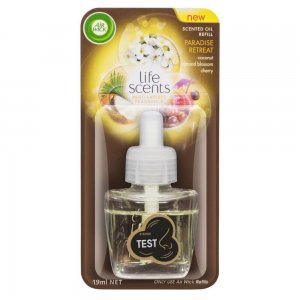 Rezerva pentru Odorizant Electric Air Wick Paradise Retreat, Cantitate 19ml, Parfum Exotic, Rezerve Aparate Odorizante pentru Priza, Rezerva Odorizant de Camera cu Uleiuri Esentiale, Rezerva de Parfum Air Wick Aparat Electric Odorizant