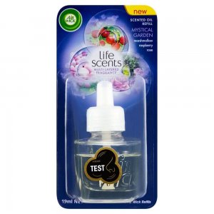 Rezerva pentru Odorizant Electric Air Wick Mystical Garden,19 ml, Parfum de Trandafir si Zmeura, Rezerve Odorizante pentru Priza, Rezerva Odorizant de Camera Uleiuri Esentiale, Rezerva Parfum Air Wick Aparat Electric Odorizant