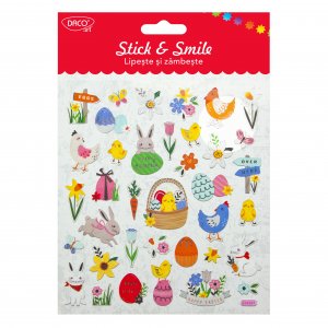 Abtibild DACO Lipeste si Zambeste, Model Paste, Multicolor, 37 Buc/Set, Abtibilduri, Stickere Pasari, Sticker, Autocolant Daco, Autocolante Copii, Stickere Decorative, Stickere pentru Copii, Set de Abtibilduri, Abtibilduri Copii, Abtibilduri de Paste