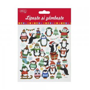 Abtibild DACO Lipeste si Zambeste Model Pinguini, Material Hartie Autoadeziva, 32 Buc/Set, Multicolor, Sticker, Autocolant Daco, Autocolante Copii, Stickere Decorative, Stickere pentru Copii, Set de Abtibilduri, Abtibilduri de Craciun Abtibild DACO Lipeste si Zambeste Model Pinguini, Material Hartie Autoadeziva, 32 Buc/Set, Multicolor, Sticker, Autocolant Daco, Autocolante Copii, Stickere Decorative, Stickere pentru Copii, Set de Abtibilduri, Abtibilduri de Craciun