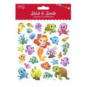 Abtibilduri DACO Lipeste si Zambeste, Model Mare, Multicolor, 27 Buc/Set, Autocolante cu Sirene, Stickere Decorative, Stickere pentru Copii, Abtibilduri Copii, Abtibilduri pentru Mobila, Autocolante Decorative Abtibilduri DACO Lipeste si Zambeste, Model Mare, Multicolor, 27 Buc/Set, Autocolante cu Sirene, Stickere Decorative, Stickere pentru Copii, Abtibilduri Copii, Abtibilduri pentru Mobila, Autocolante Decorative