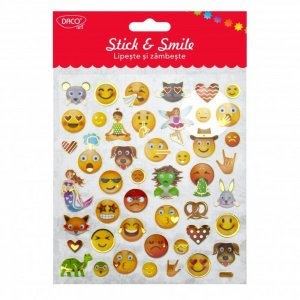 Abtibilduri DACO Lipeste si Zambeste, Model Smileys, Multicolor, 46 Buc/Set, Abtibilde cu Smileys, Autocolante cu Smileys, Stickere Decorative, Stickere pentru Copii, Abtibilduri Copii, Abtibilduri pentru Mobila, Autocolante Decorative Abtibilduri DACO Lipeste si Zambeste, Model Smileys, Multicolor, 46 Buc/Set, Abtibilde cu Smileys, Autocolante cu Smileys, Stickere Decorative, Stickere pentru Copii, Abtibilduri Copii, Abtibilduri pentru Mobila, Autocolante Decorative