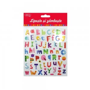 Abtibilduri DACO Lipeste si Zambeste, Model Litere Vesele, 15x16.6 cm, 1 Folie, Multicolor, Autocolante Copii, Stickere Decorative, Stickere pentru Copii, Abtibilduri Copii, Abtibilduri pentru Mobila, Autocolante Mobilier, Autocolante Decorative Abtibilduri DACO Lipeste si Zambeste, Model Litere Vesele, 15x16.6 cm, 1 Folie, Multicolor, Autocolante Copii, Stickere Decorative, Stickere pentru Copii, Abtibilduri Copii, Abtibilduri pentru Mobila, Autocolante Mobilier, Autocolante Decorative