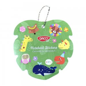 Abtibilduri Daco Carnetel Model Animale, 8 Coli/Set, Abtibilduri DACO Model Animale, Autocolante Copii, Stickere Decorative, Stickere pentru Copii, Abtibilduri Copii, Abtibilduri pentru Mobila, Autocolante Decorative