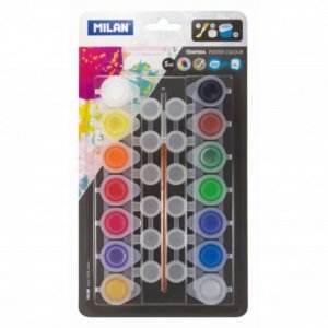 Acuarele cu Pensula MILAN, Model Guasa, 14 Culori, 5 ml, Culori Pictura, Acuarele Scoala, Acuarele Pictura, Paleta de Acuarele, Set Culori Acuarele, Acuarele Scolare, Materiale Arta, Materiale de Pictura, Accesorii Pictura Acuarele cu Pensula MILAN, Model Guasa, 14 Culori, 5 ml, Culori Pictura, Acuarele Scoala, Acuarele Pictura, Paleta de Acuarele, Set Culori Acuarele, Acuarele Scolare, Materiale Arta, Materiale de Pictura, Accesorii Pictura