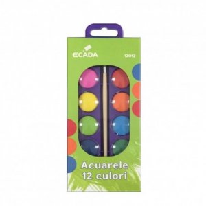 Acuarele cu Pensula ECADA, 12 Culori, Diametrul Pastilei 23 mm, Culori Pictura, Acuarele Scoala, Acuarele Pictura, Paleta de Acuarele, Set Culori Acuarele, Acuarele Scolare, Materiale Arta, Materiale de Pictura, Accesorii Pictura Acuarele cu Pensula ECADA, 12 Culori, Diametrul Pastilei 23 mm, Culori Pictura, Acuarele Scoala, Acuarele Pictura, Paleta de Acuarele, Set Culori Acuarele, Acuarele Scolare, Materiale Arta, Materiale de Pictura, Accesorii Pictura