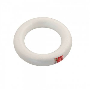 Coronita Polistiren DACO, Diametru 35 cm, 1 Buc/Set, Culoare Alba, Coronita din Polistiren, Coroana Polistiren, Coronita Polistiren pentru Pictat, Inele Polistiren, Cercuri Polistiren, Baza Polistiren Coronite, Coronite pentru Decorat