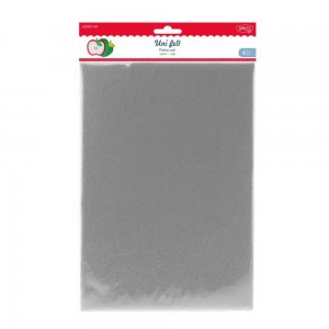 Fetru Uni Daco, A4, 4 Buc/Set, Culoare Gri, Accesorii Craft, Accesorii Creatie, Materiale Textile pentru Hand Made, Pasla, Fetru Gri, Pasla Gri, Material Pasla, Materiale Textile Craft