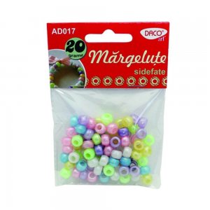 Margelute Sidefate DACO, 6x9 mm, 20 g, Multicolor, Margele Bratari, Margele Lantisoare, Margele Colorate, Margelute Colorate, Margele pentru Scoala, Margele Bijuterii, Margele Lucru Manual