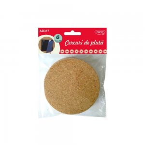 Cercuri Pluta Daco, 10 cm, 6 Buc/Set, Culoare Natur, Pluta, Cerc din Pluta, Accesorii Craft, Accesorii Creatie, Pluta Rotunda, Set Cercuri din Pluta, Suporturi din Pluta, Suporturi Pluta pentru Cani si Pahare Cercuri Pluta Daco, 10 cm, 6 Buc/Set, Culoare Natur, Pluta, Cerc din Pluta, Accesorii Craft, Accesorii Creatie, Pluta Rotunda, Set Cercuri din Pluta, Suporturi din Pluta, Suporturi Pluta pentru Cani si Pahare