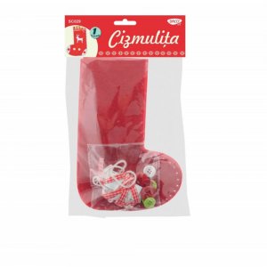 Set Creativ Daco, Model Cizmulita, Rosu, Fetru, Set Creativ Craciun, Set Creativ Cizmulita, Set Craciun, Set Cizmulita Craciun, Cizmulita Craciun, Cizmulita Festiva, Set Cizma Fetru, Cizma Fetru, Set Cizmulita Fetru