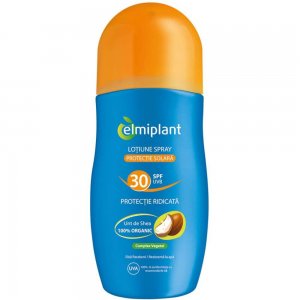 Lotiune Spray Protectie Solara Elmiplant Sun, SPF 30, 200 ml, Lotiune de Corp cu Protectie Solara, Lotiune pentru Protectie Solara Elmiplant, Spray pentru Protectie Solara Elmiplant, Lotiune SPF 30, Lotiune pentru Plaja, Spray pentru Plaja