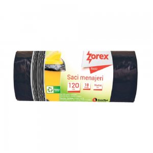 Saci Menajeri Zorex Basic, 120L, 70x108 cm, 10 Buc/Rola, Culoare Neagra, Articole Curatenie, Saci Menaj, Saci de Gunoi, Saci Menajeri 120L Saci Menajeri Zorex Basic, 120L, 70x108 cm, 10 Buc/Rola, Culoare Neagra, Articole Curatenie, Saci Menaj, Saci de Gunoi, Saci Menajeri 120L