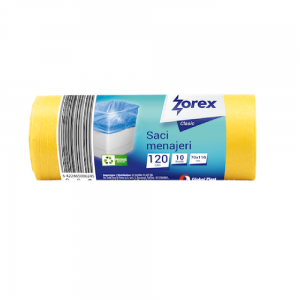 Saci Menajeri Zorex Clasic, 120L, 70x110 cm,10 Buc/Rola, Culoare Galbena, Articole Curatenie, Saci Menaj, Saci de Gunoi, Saci Menajeri 120L Saci Menajeri Zorex Clasic, 120L, 70x110 cm,10 Buc/Rola, Culoare Galbena, Articole Curatenie, Saci Menaj, Saci de Gunoi, Saci Menajeri 120L