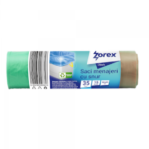 Saci Menajeri cu Snur Zorex, 35L, 50x60 cm,15 Buc/Rola, Culoare Verde, Articole Curatenie, Saci Menaj, Saci de Gunoi, Saci Menajeri 35L Saci Menajeri cu Snur Zorex, 35L, 50x60 cm,15 Buc/Rola, Culoare Verde, Articole Curatenie, Saci Menaj, Saci de Gunoi, Saci Menajeri 35L