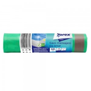 Saci Menajeri cu Snur Zorex, 60L, 60x70 cm, 10 Buc/Rola, Culoare Verde, Articole Curatenie, Saci Menaj, Saci de Gunoi, Saci Menajeri 60L Saci Menajeri cu Snur Zorex, 60L, 60x70 cm, 10 Buc/Rola, Culoare Verde, Articole Curatenie, Saci Menaj, Saci de Gunoi, Saci Menajeri 60L