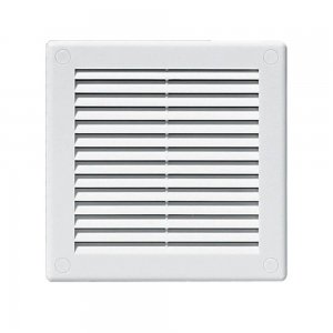 Grila de Aerisire Karro, 30x30 cm, Simpla, Fara Plasa, Plastic, Alb Grila de Aerisire Karro, 30x30 cm, Simpla, Fara Plasa, Plastic, Alb