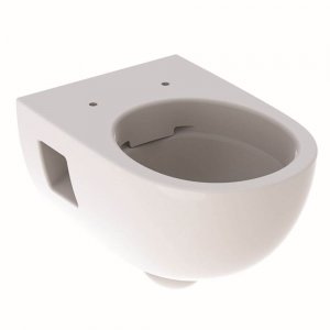 Vas WC Suspendat Geberit Selnova Oval Rimfree, Alb, Vas de Toaleta Suspendat, Vase WC Suspendate, Obiecte Sanitare Geberit, Vase de Toaleta Suspendate, Vas WC Alb Suspendat, Vas WC cu Spalare Verticala, Vas WC fara Capac