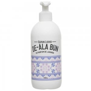 Sapun Lichid CAHM De-Ala-Bun, 500 ml, cu Pompita, Lavanda, Sapun Lichid pentru Maini, Sapunuri Lichide, Sapun Lichid cu Pompita, Sapun Lichid pentru Maini Uscate, Sapun Lichid CAHM, Sapun Crema Lichid 500 ml