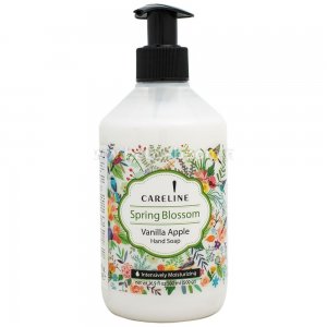 Sapun Lichid Careline Spring Blossom, 500 ml, Parfum de Vanilie si Mar, Recipient cu Pompa, Sapun pentru Maini, Sapun pentru Familie, Sapun Careline, Sapun Parfumat