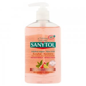 Sapun Lichid Dezinfectant Sanytol, 250 ml, Parfum de Grapefruit, Sapun pentru Maini, Sapun Dezinfectant de Maini, Sapun Dezinfectant Lichid, Dezinfectant Sapun Lichid, Dezinfectant Sapun de Maini, Dezinfectant Lichid Tip Sapun