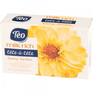 Sapun Solid TEO Milk Rich Sunny Gerber 100g, Sapun solid, Sapun pentru Maini, Sapun pentru Piele, Sapun TEO, Sapun Parfumat