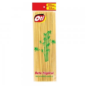 Set 100 Bete Frigarui OTI, 25cm x 3mm, Lemn de Bambus, Bete din Lemn pentru Frigarui, Bete Frigarui din Bambus, Bete de Bambus pentru Frigarui, Bete de Lemn pentru Grill, Bete Grill Set 100 Bete Frigarui OTI, 25cm x 3mm, Lemn de Bambus, Bete din Lemn pentru Frigarui, Bete Frigarui din Bambus, Bete de Bambus pentru Frigarui, Bete de Lemn pentru Grill, Bete Grill