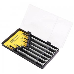 Set 6 Surubelnite Precizie Deli, Tija Otel Crom-Vanadiu, Cap Magnetic, Maner Cauciuc si Plastic, Trusa Plastic, Set Surubelnite, Surubelnite de Precizie, Surubelnita Precizie, Seturi Surubelnite, Surubelnite la Set, Surubelnite Diverse Marimi