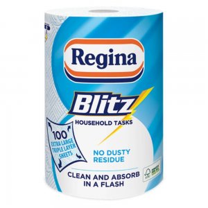 Prosoape de Hartie Regina Blitz pentru Uz Casnic, 3 Straturi, 33x25.7 cm, 100 Foi/Rola, Lungime Rola 33 m, Monorola Servetele Multifunctionale, Prosoape Hartie si Servetele, Prosoape de Hartie Super Absorbante, Rola Prosoape de Hartie Uz Casnic Prosoape de Hartie Regina Blitz pentru Uz Casnic, 3 Straturi, 33x25.7 cm, 100 Foi/Rola, Lungime Rola 33 m, Monorola Servetele Multifunctionale, Prosoape Hartie si Servetele, Prosoape de Hartie Super Absorbante, Rola Prosoape de Hartie Uz Casnic