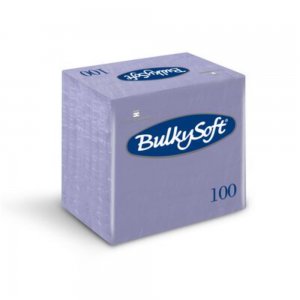 Servetele de Masa Bulkysoft, 100 Buc/Set, 33x33 cm, 2 Straturi, Liliac, Servetele Liliac Bulkysoft, Servetele de Masa 2 Straturi Bulkysoft, Accesorii de Masa, Pachet de Servetele de Masa, Servetele de Masa Colorate