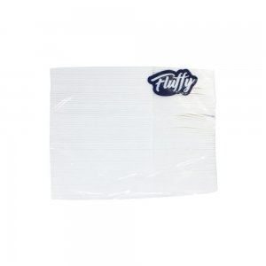 Pachet 75 Servetele Albe de Masa Fluffy, 33x33 cm, 2 Straturi, Servetele de Masa, Servetele Unica Folosinta, Pachet Servetele Masa, Servetele pentru Masa, Servetele de Bucatarie, Servetele 2 Straturi, Servetele la Pachet, Servetele Patrate