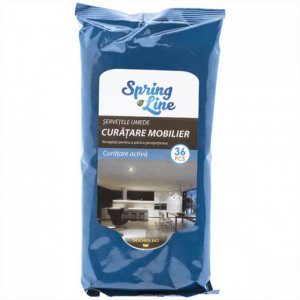 Servetele Umede SPRING LINE pentru Mobila, 36 Buc/Pachet, Servetele Umede pentru Mobila, Servetele Umede pentru Mobilier, Servetele Umede pentru Sters Mobila, Servetele Umede pentru Sters Praful, Servetele Umede pentru Curatarea Mobilei Servetele Umede SPRING LINE pentru Mobila, 36 Buc/Pachet, Servetele Umede pentru Mobila, Servetele Umede pentru Mobilier, Servetele Umede pentru Sters Mobila, Servetele Umede pentru Sters Praful, Servetele Umede pentru Curatarea Mobilei